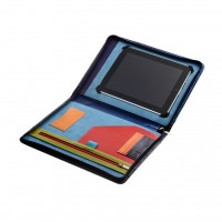 DuDu® dabīgas ādas melna mape Nr.118/15